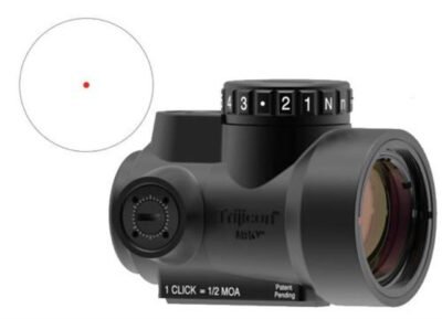 Trijicon MRO Miniature Rifle Optic 1x25mm 2 MOA Adjustable Red Dot Matte Finish